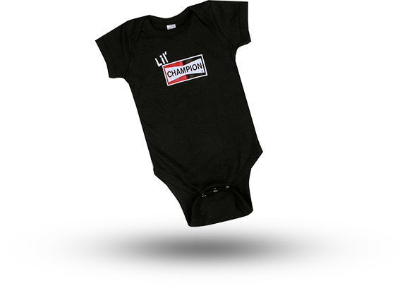Lil' Champion Logo Onesie - Infant Bodysuit (577x405), Png Download