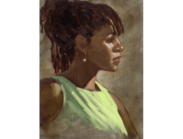 Oil On Panel - Self-portrait (700x530), Png Download