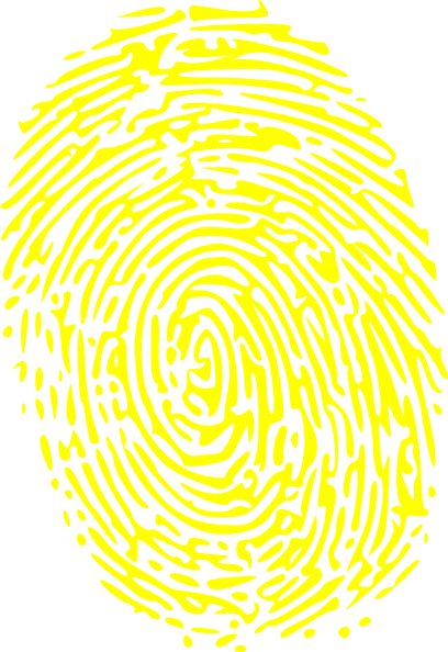 Small - Fingerprint (408x594), Png Download