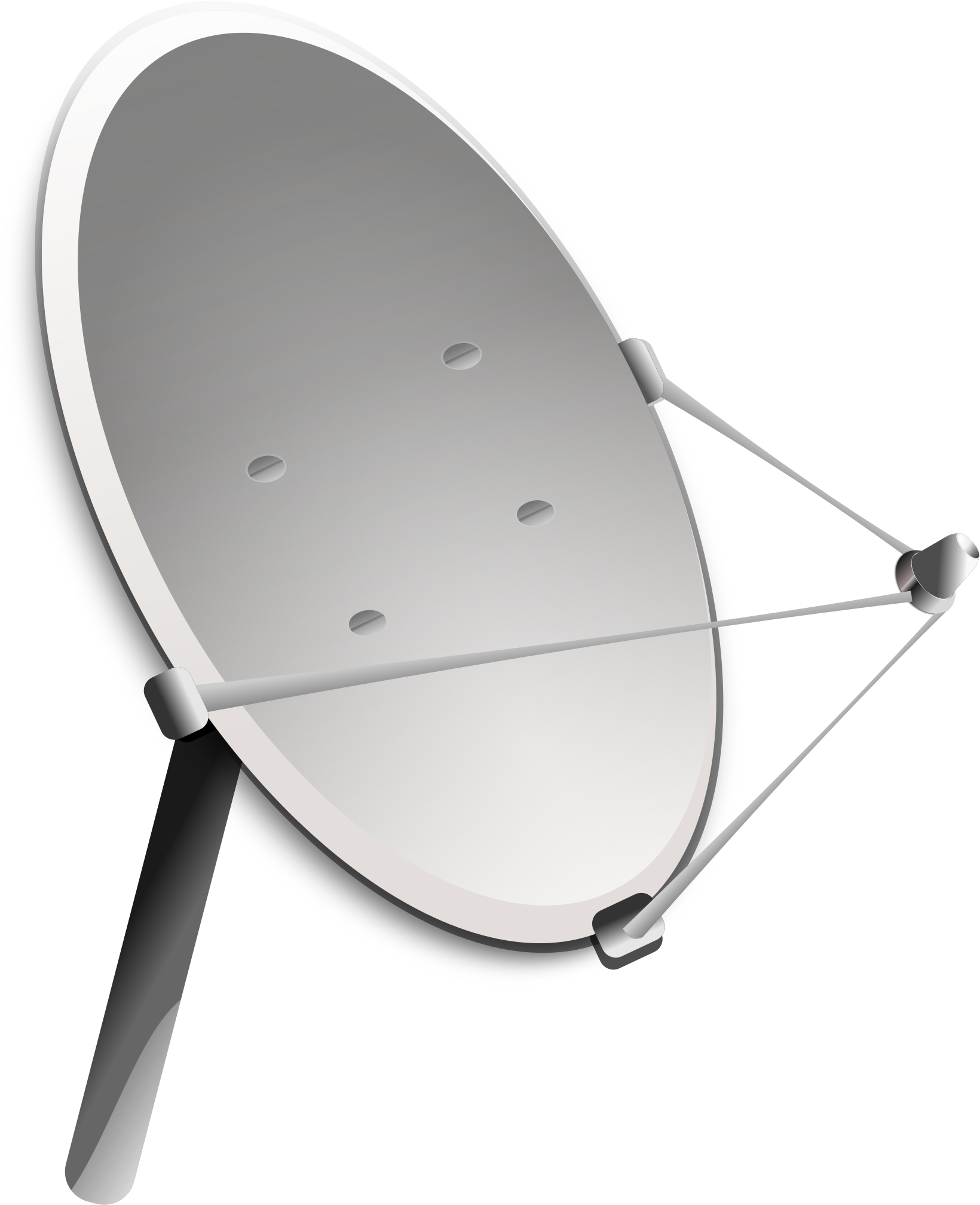 Free Icons Png - Satellite Dish Antenna Png (1697x2400), Png Download