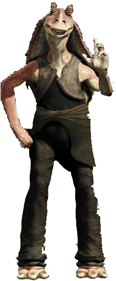Michael Jackson Wanted To Play Jar Jar Binks In Star - Jar Jar Binks Mesothelioma (800x600), Png Download