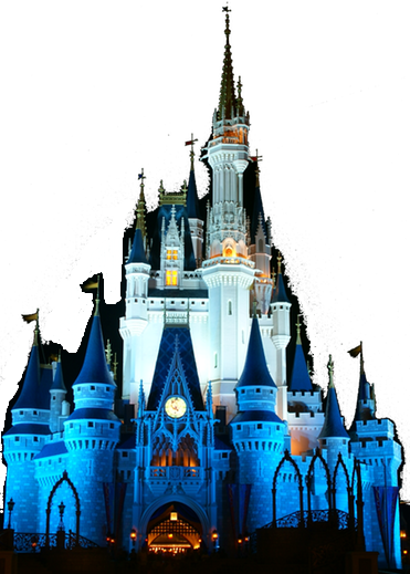 Disney World, Cinderella Castle Clipart Magic Kingdom - Disney World, Cinderella Castle (371x519), Png Download