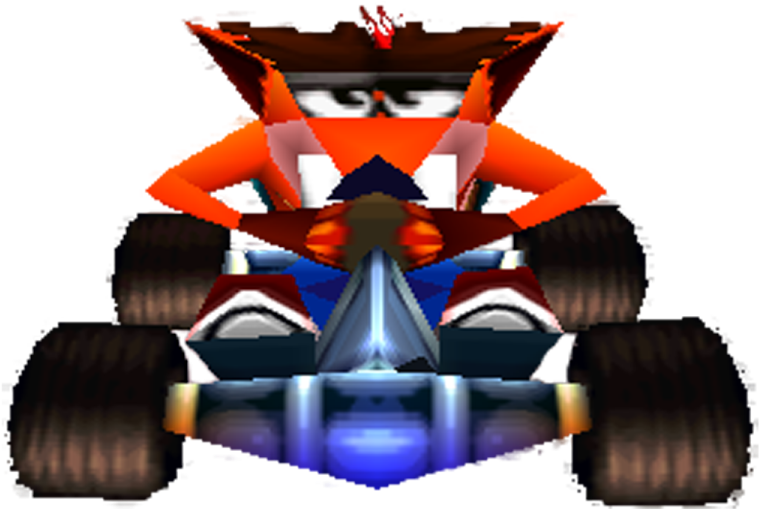 Fake Crash Bandicoot - Fake Crash Team Racing (768x576), Png Download
