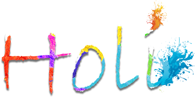 Happy Holi Stylish Photo Editing - Ink (640x640), Png Download