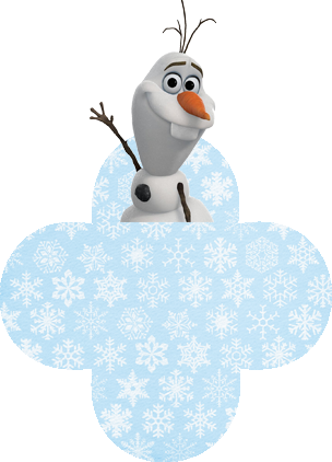 Forminha Olaf - Frozen Olaf The Snowman Wall Decal Decoration (each) (304x422), Png Download