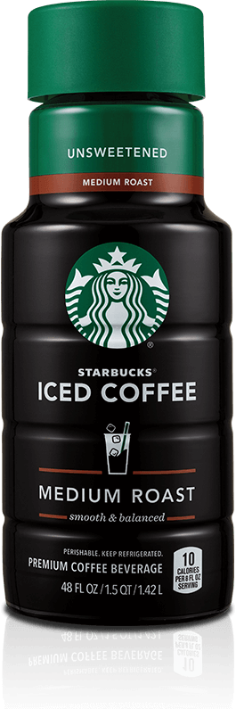 Starbucks Medium Roast Iced Coffee (265x795), Png Download