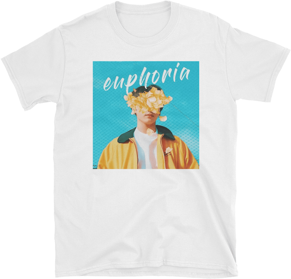 "jungkook Euphoria" T-shirts - Bts Euphoria T Shirt (1000x1000), Png Download