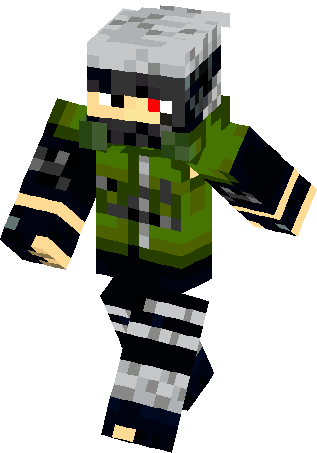 Kakashi With Sharingan Skin - Skin De Kakashi Hatake (317x453), Png Download