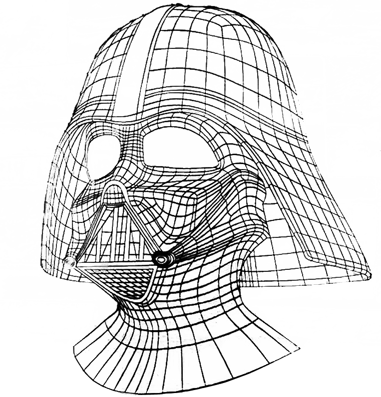 Darth Vader Star Wars No Background Mesh Image - Anakin Skywalker (763x796), Png Download