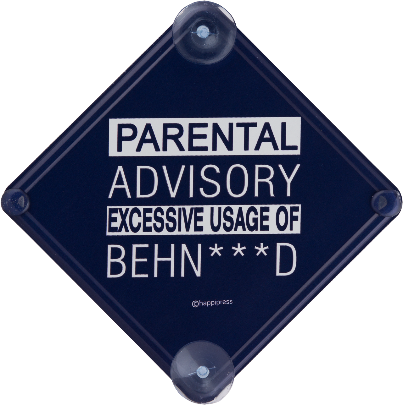Parental Advisory Car Sign - Sign (1333x1300), Png Download