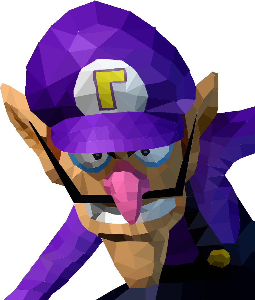 Double Dash Mario Party 8 Mario Tennis Purple Violet - Waluigi Mario Kart Double Dash (885x1040), Png Download