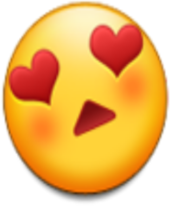 Hearteyes Harteyes Love Emoji Emotions - Samsung Heart Eyes Emoji (1024x1024), Png Download