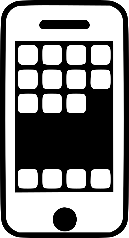 Android Mobile Phone - Icon (532x980), Png Download