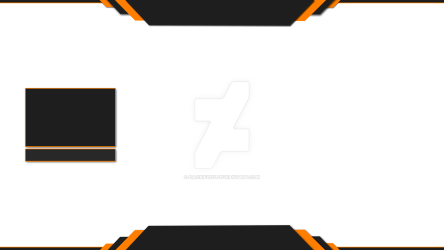 Blank Twitch Overlays Clipart Twitch - Blank Twitch Overlay (899x506), Png Download