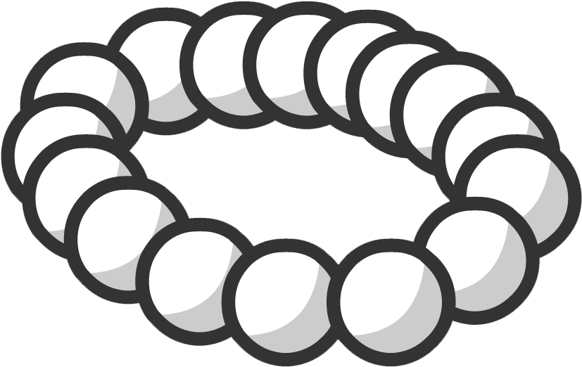 05, January 19, 2013 - Bracelet Cartoon Black And White (872x573), Png Download
