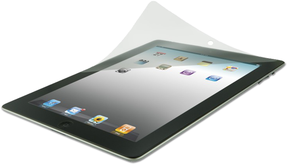 Anti Glare Screen , Screen Guard - Yonis Film Protection Ecran Ipad 2 Anti Uv Reflet Protection (650x650), Png Download