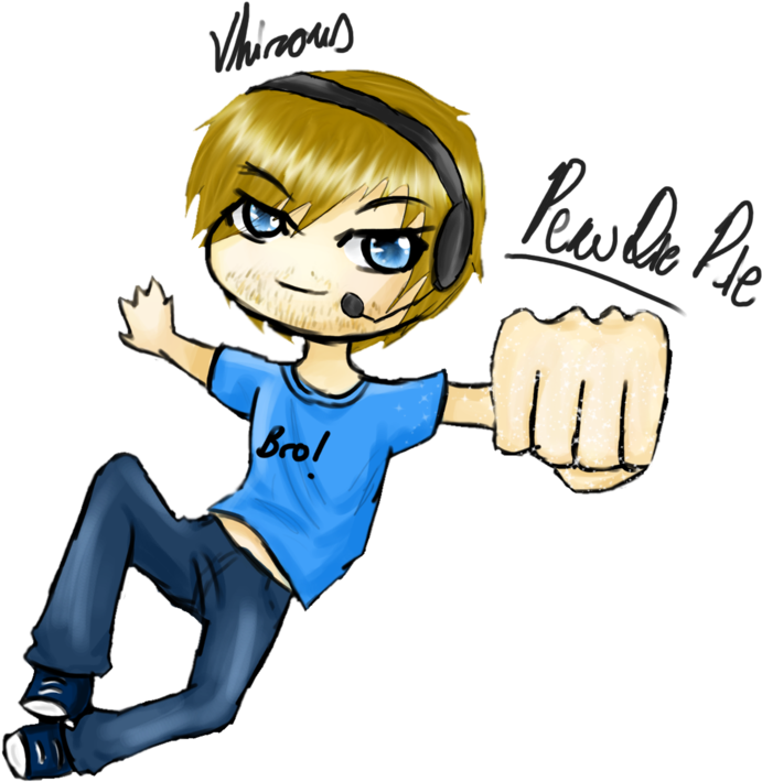 Pewdiepie's Channel Main Focus Is His Commentary And - Арт Бро (995x804), Png Download