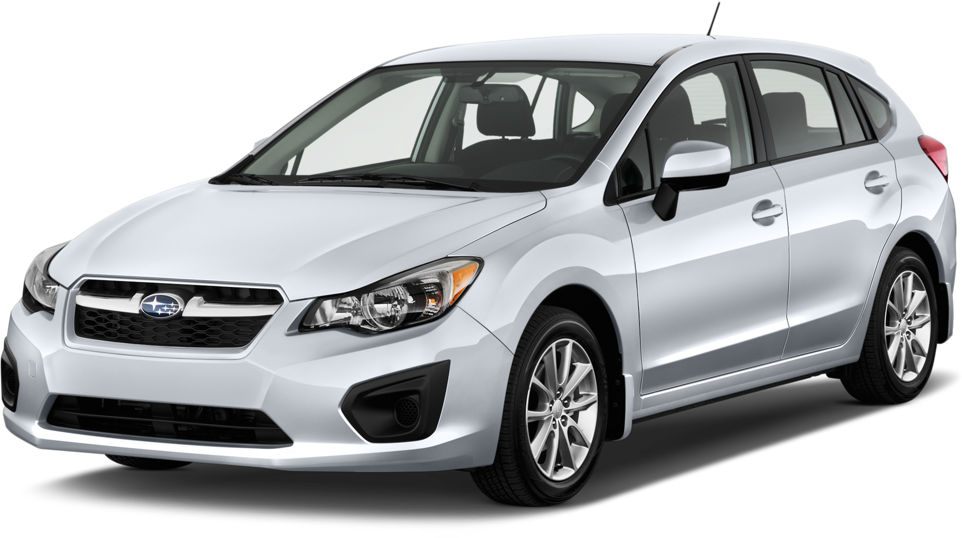 Subaru Clipart Checkered Flag - 2014 White Subaru Impreza (2048x1360), Png Download