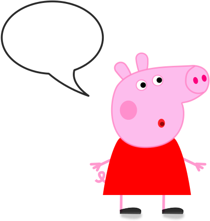 Peppa Pig Clipart 18 Cliparts (566x800), Png Download