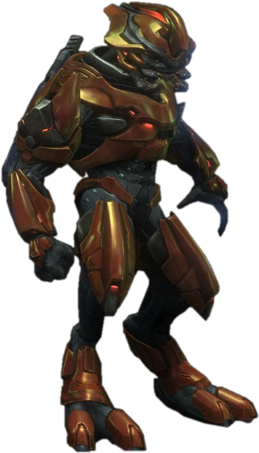 Photo - Halo Reach Elite Major (530x933), Png Download