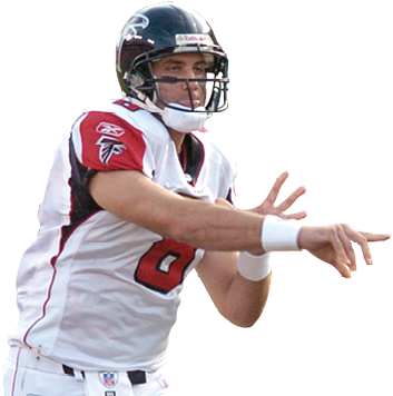 Schaub - Atlanta Falcons Player Png (480x393), Png Download