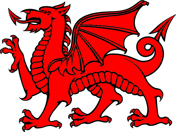 Red Dragon Clipart - Derby Middle School Birmingham Mi (600x450), Png Download