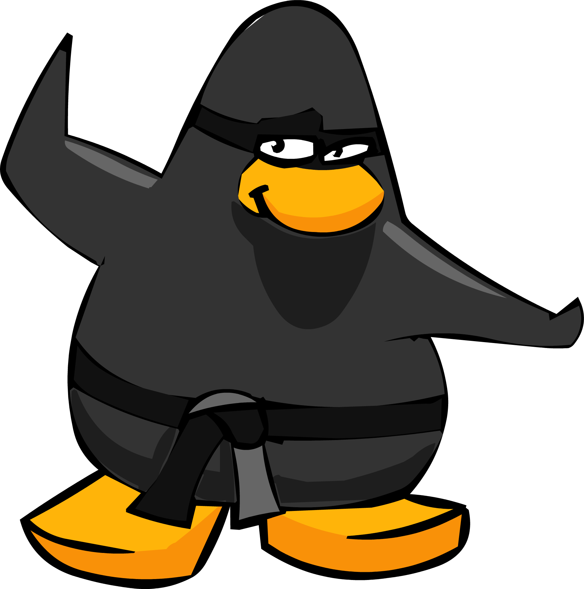 Minarets Clipart Penguin - Club Penguin Ninja (1879x1894), Png Download