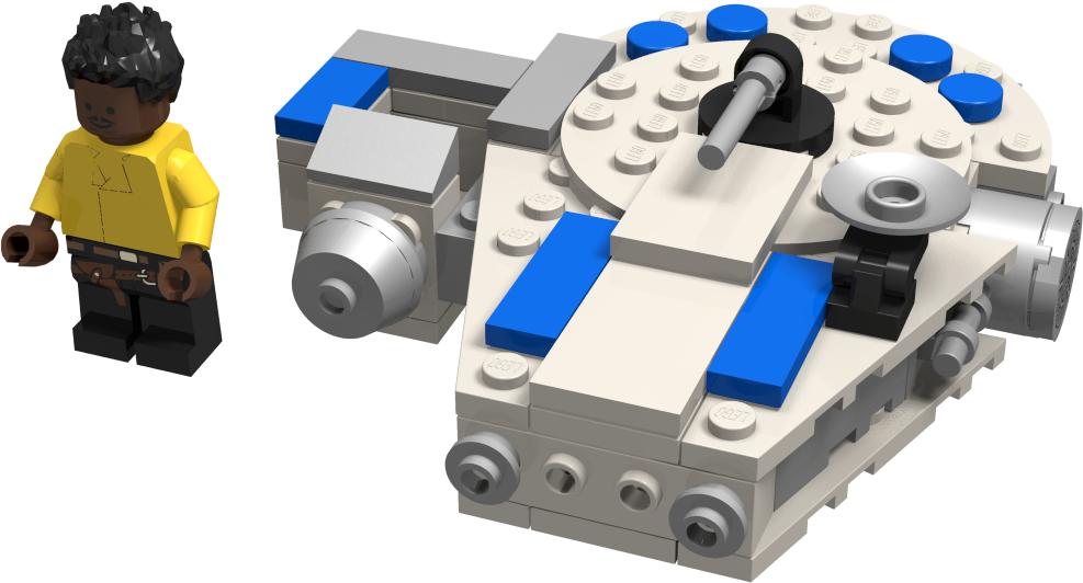 Mocmy Take On The Kessel Run Millenium Falcon - Lego Kessel Run Falcon (1024x576), Png Download