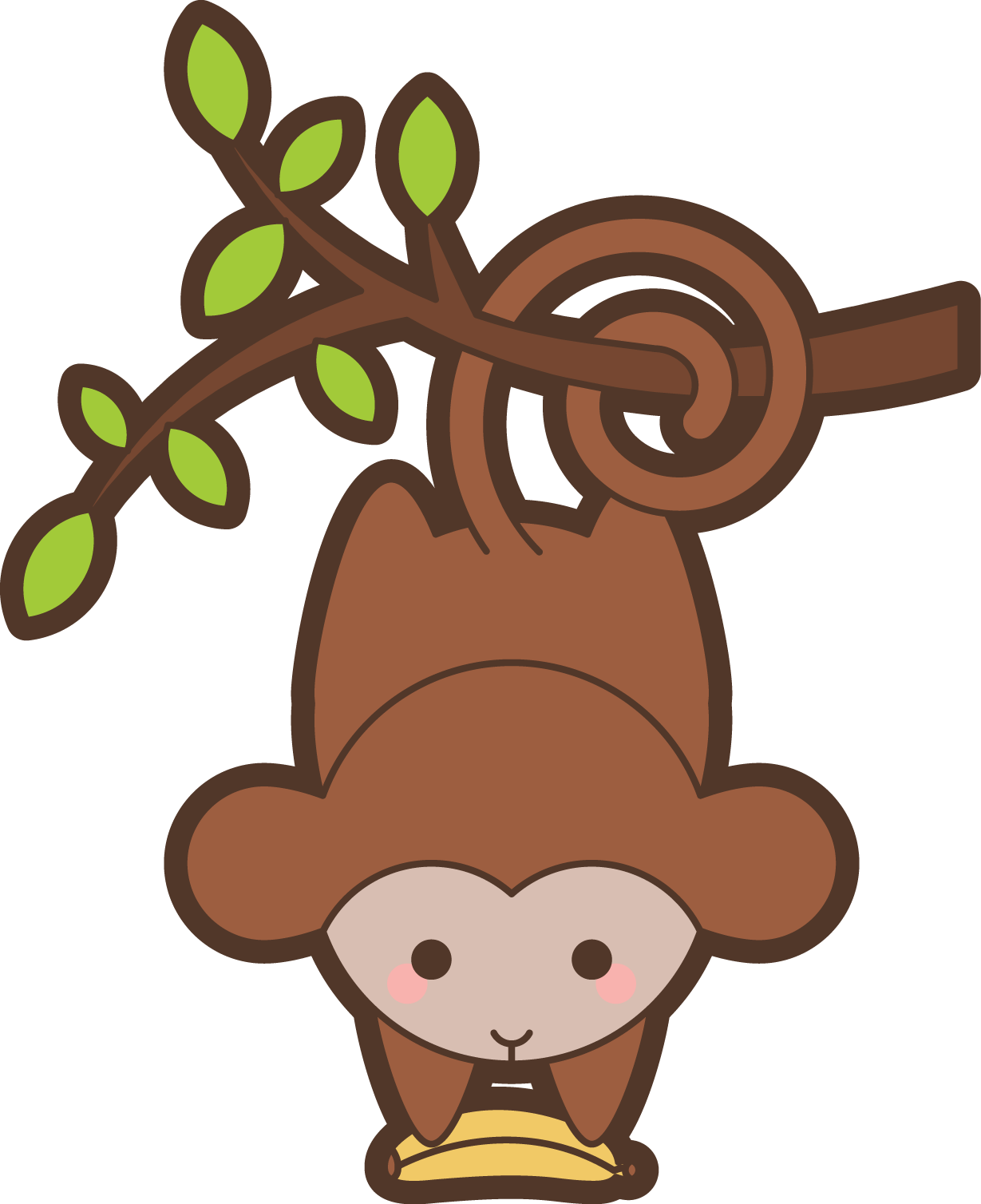 Free Icons Png - Little Monkey Png (1229x1508), Png Download