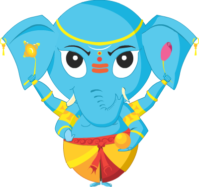 Ganeshathe Lord Ganesha, Your Initial Guide In Karma - Ganesha (400x377), Png Download