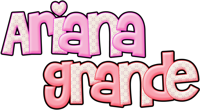 Ariana Grande Png Letters - Text (900x470), Png Download