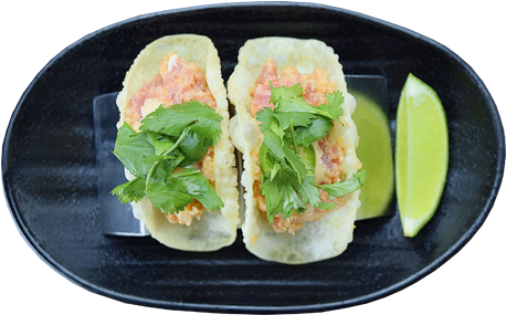 Spicy Tuna Taco Jinya (500x500), Png Download