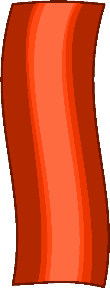 Bacon - Inanimations Bacon (437x985), Png Download
