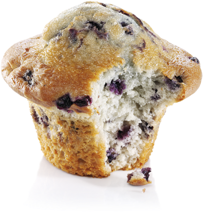 Low Fat Blueberry Muffin - Mcdonalds Blueberry Muffin (444x507), Png Download