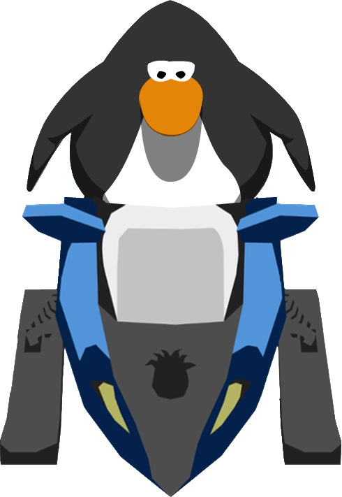 Search & Rescue Snowmobile Ig - Club Penguin Graduation Cap (490x711), Png Download