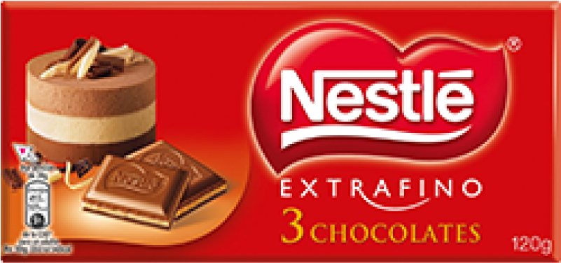 Tableta De 3 Chocolates Nestlé - Nestle Choco Classic 36g (800x800), Png Download