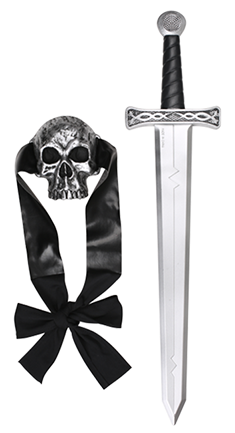 Skull Knight Sword - Knight (300x450), Png Download