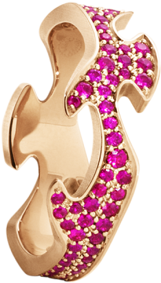 Book Appointment Enquire - Fusion Centre Ring - 18 Kt. Rose Gold (800x800), Png Download