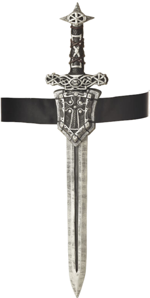15753 67694 Jokers67694 - Crusader Knight Sword And Sheath (366x580), Png Download