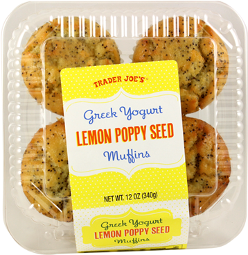 'for Muffins You Need To Use Milk It's An Essential - Trader Joe's Lemon Poppy Seed Muffins (600x433), Png Download
