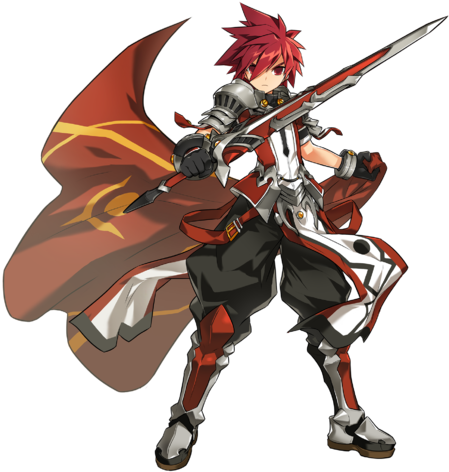 Lord Knight - Elsword Lord Knight Transcendence (500x520), Png Download