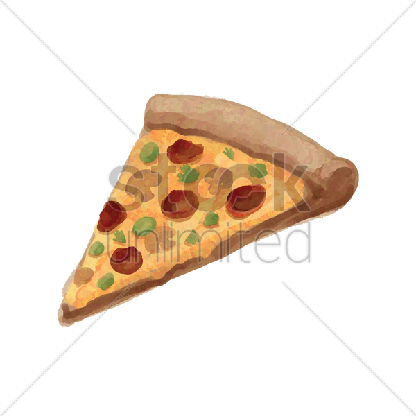 Pizza Clipart Yummy Pizza - Non Copyright Pizza Slice (600x600), Png Download