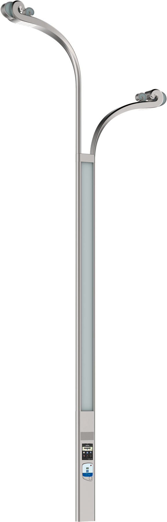Smart Street Lighting - Smartphone (695x2000), Png Download