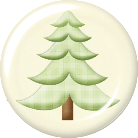Button Tree - Christmas Day (440x440), Png Download