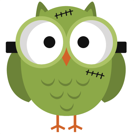 Halloween Frankenstein Owl Svg Cutting Files Halloween - Miss Kate Cuttables Owl (432x432), Png Download