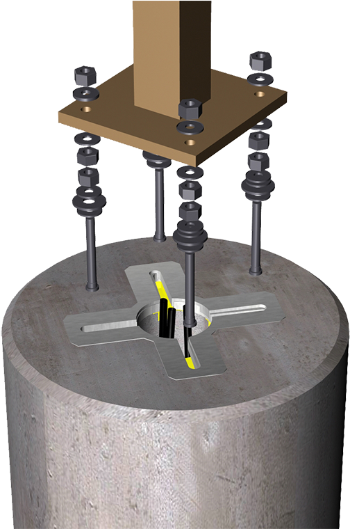 Overview - Light Pole Base (660x759), Png Download