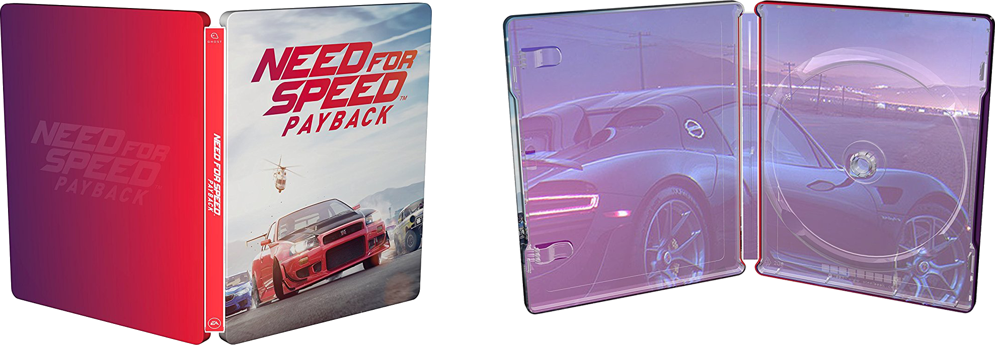 Need For Speed Payback Steelbook (1977x686), Png Download