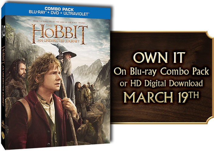Bullroarer Took Day 2013 You Could Win A Copy Of The - Hobbit, The An Unexpected Journey For Blu-ray Disc (716x501), Png Download