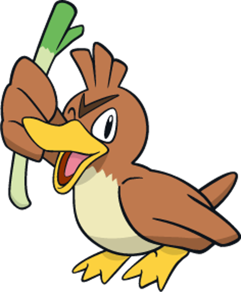 D5kqjiu - Pokemon Farfetch D Png (472x572), Png Download