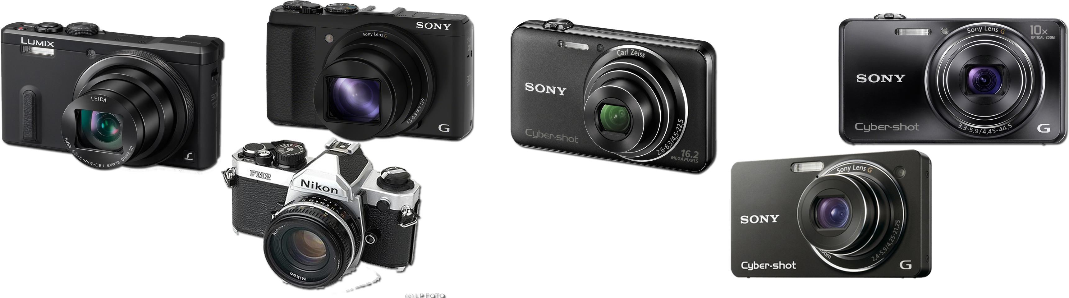 Camera Repair - Panasonic Lumix Dmc-tz61 - Digital Camera - Compact (3602x1004), Png Download